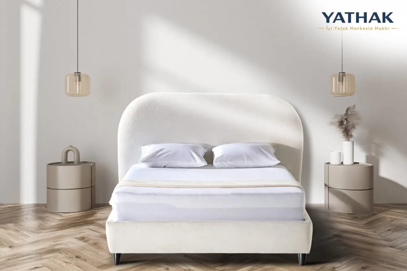 Puffy Baza Başlık 2'li Set